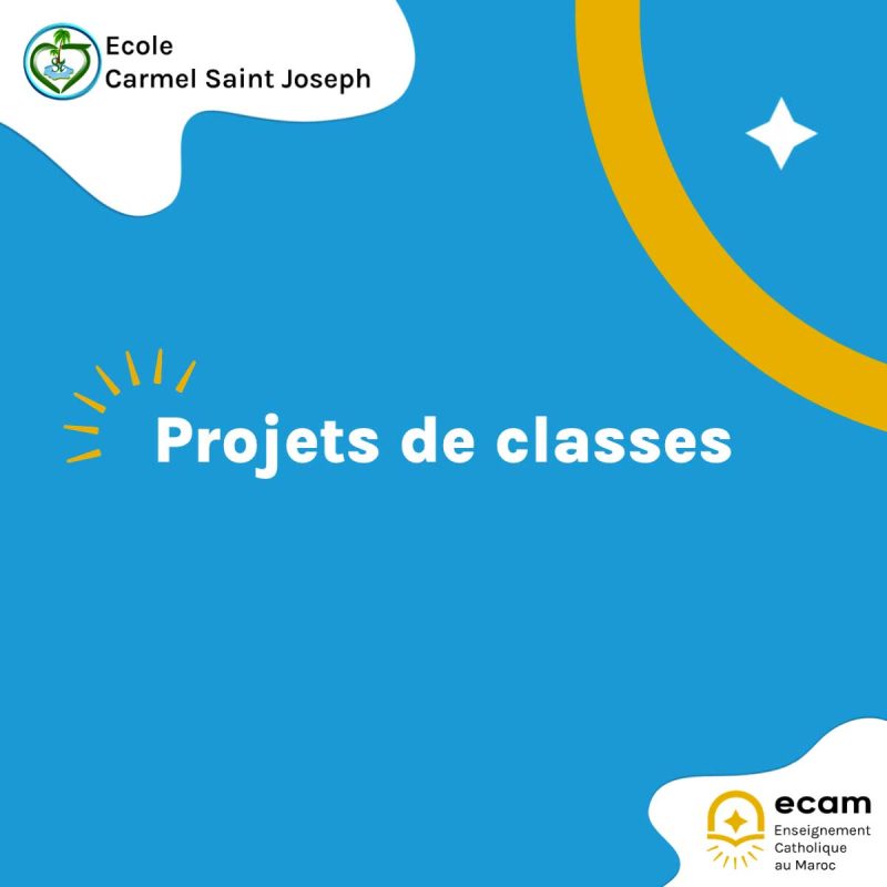 Projets de Classes Ecole Carmel Saint Joseph