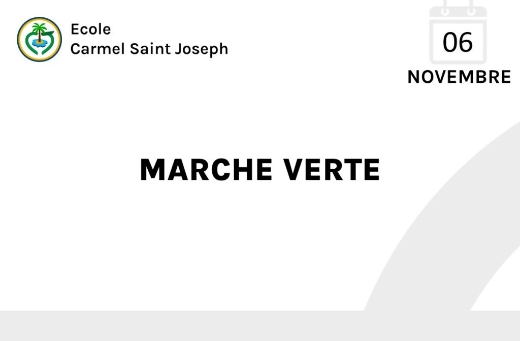 MARCHE VERTE