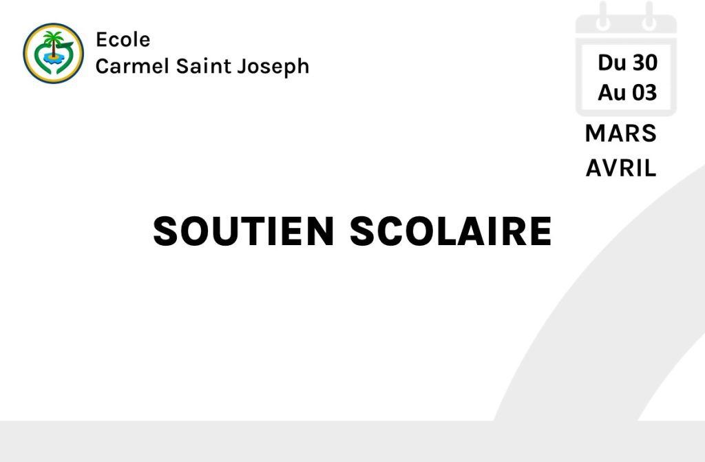 SOUTIEN SCOLAIRE