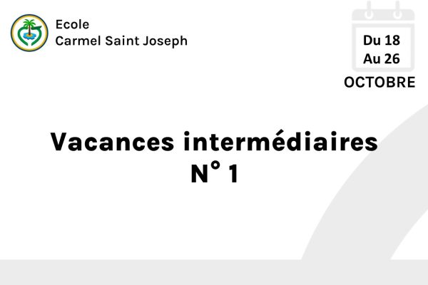 Vacances intermédiaires N°1